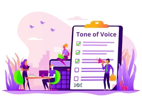 illustrazione sull'importanza del tone of voice.